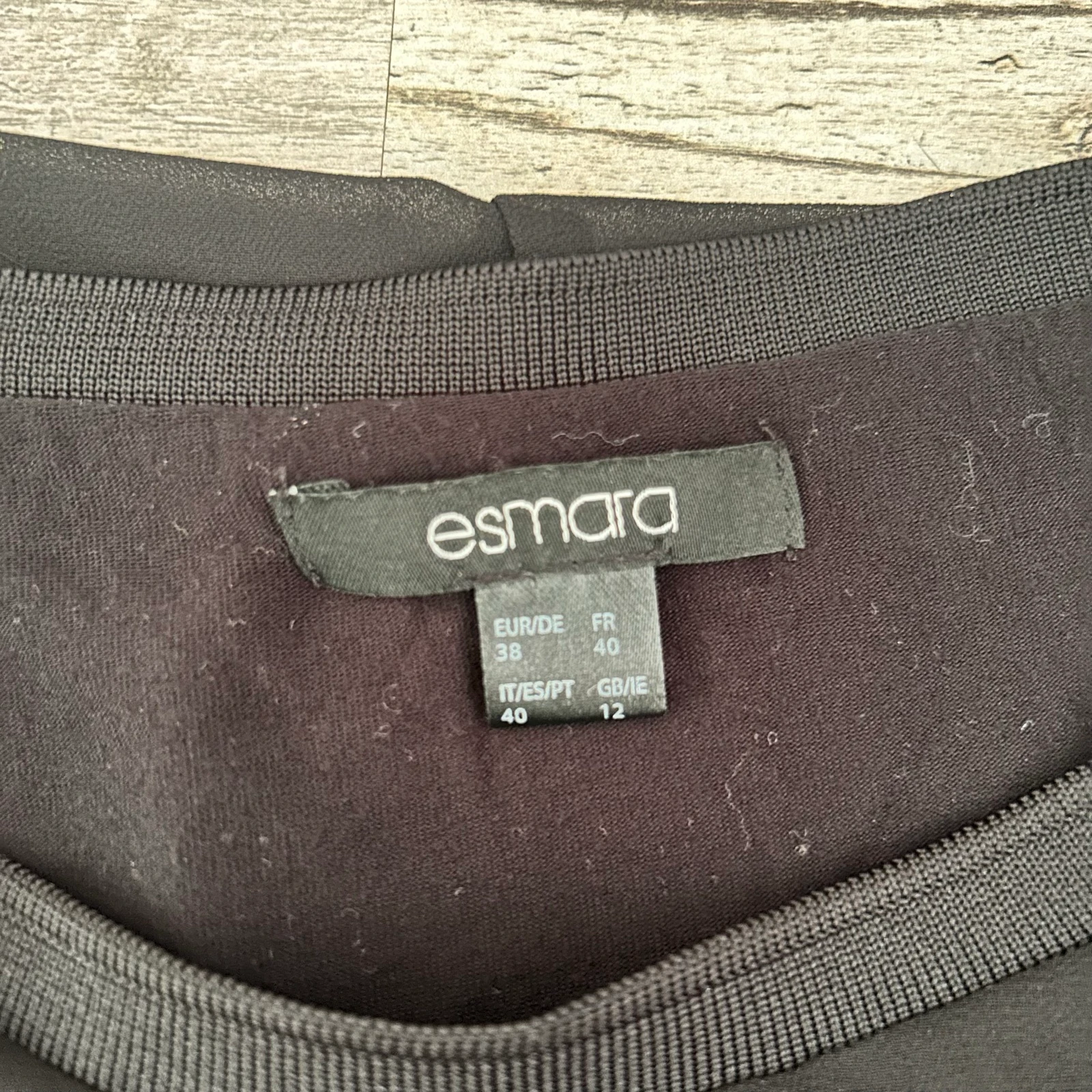 Esmara Túnica Top Negro Transparente - Talla M (38) – photo 5